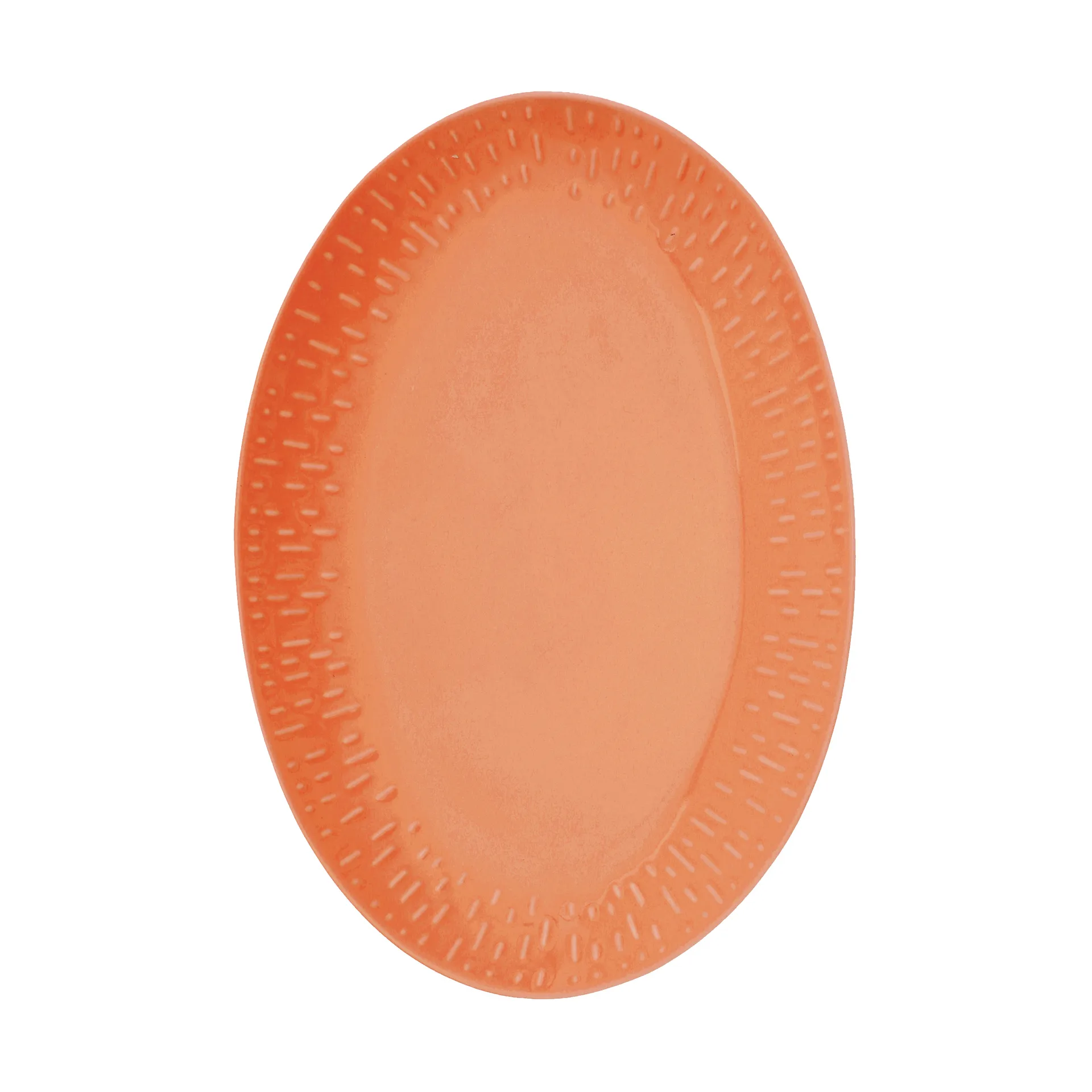 Confetti soikea vati, Apricot, 25,5×36 cm Aida