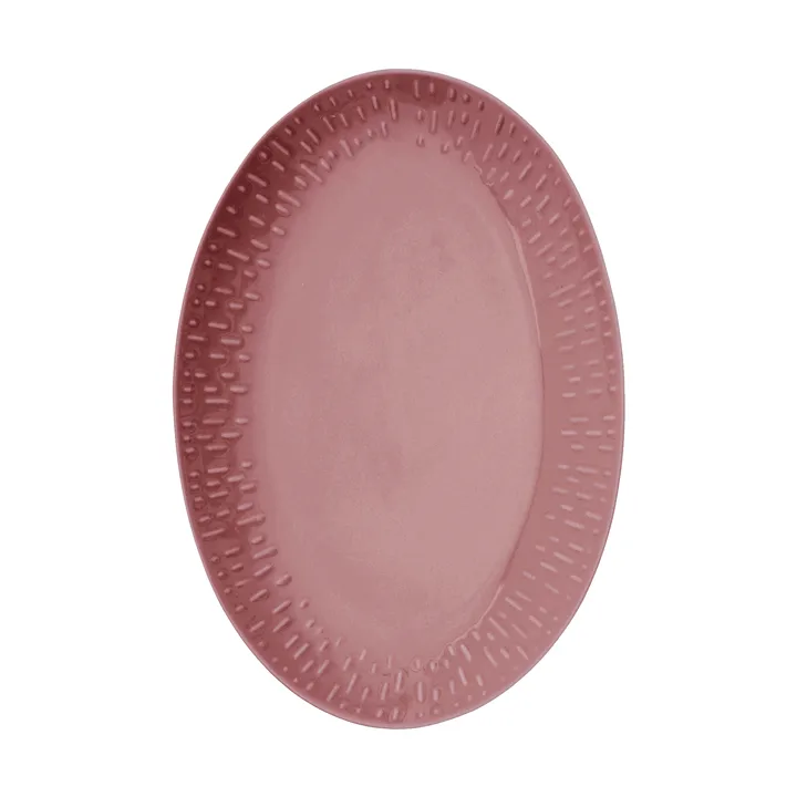 Confetti soikea vati - Bordeaux, 25,5×36 cm - Aida