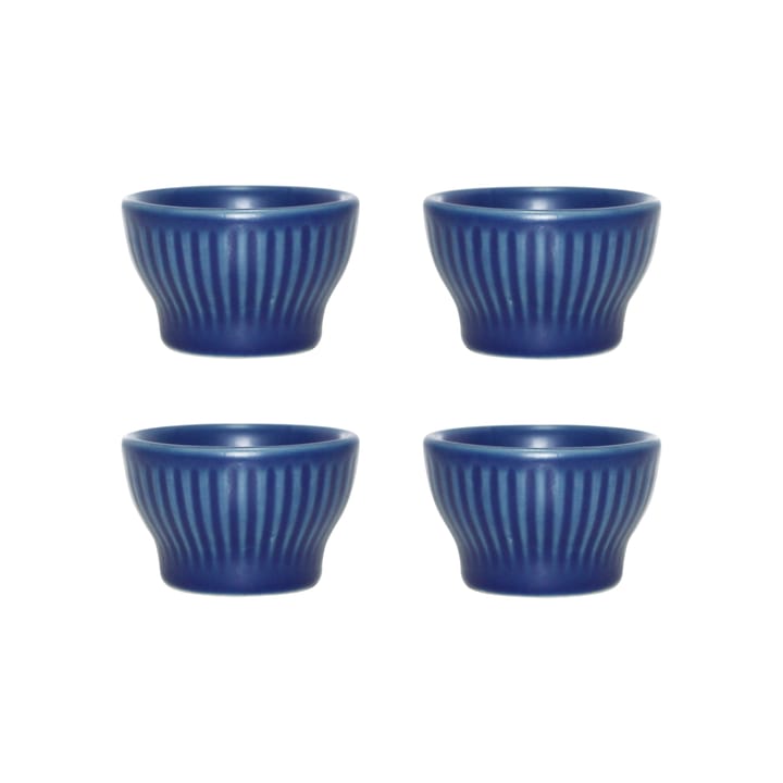 Groovy munakuppi 4-pack, Blue stoneware Aida