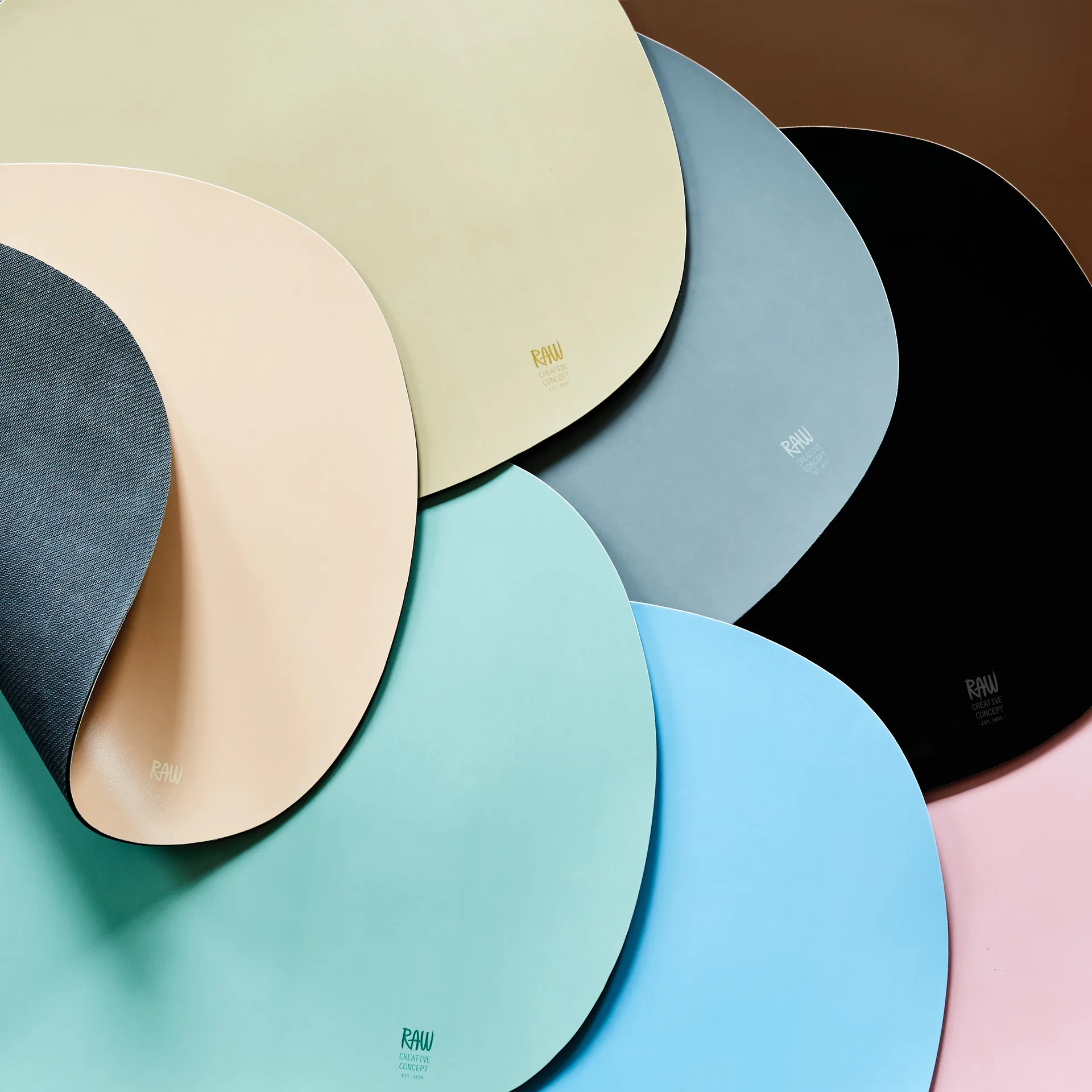 Raw creative pöytätabletti silikoni 41x33,5 cm, Vihreä Aida