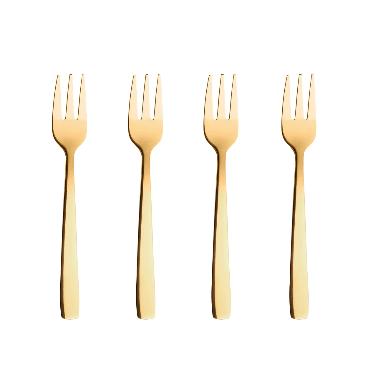 Aida Raw kakkuhaarukka 4 osaa Kulta