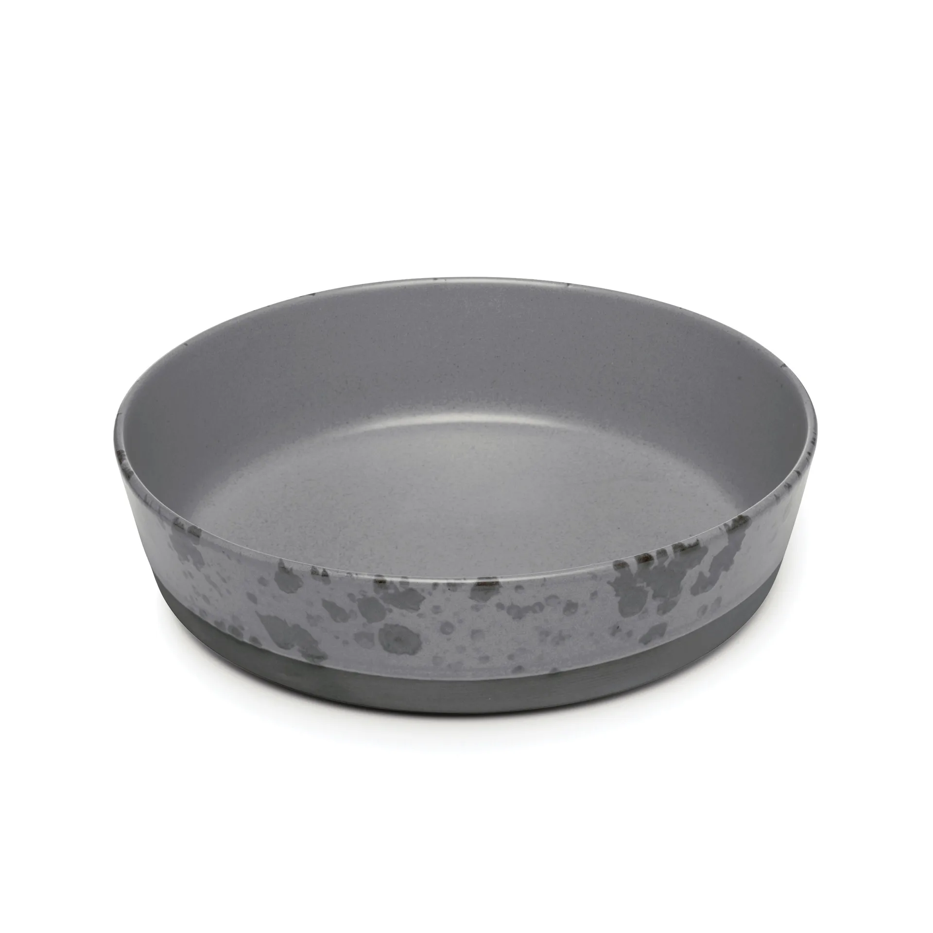 Raw keittolautanen Ø19,4 cm, harmaa pilkullinen Aida