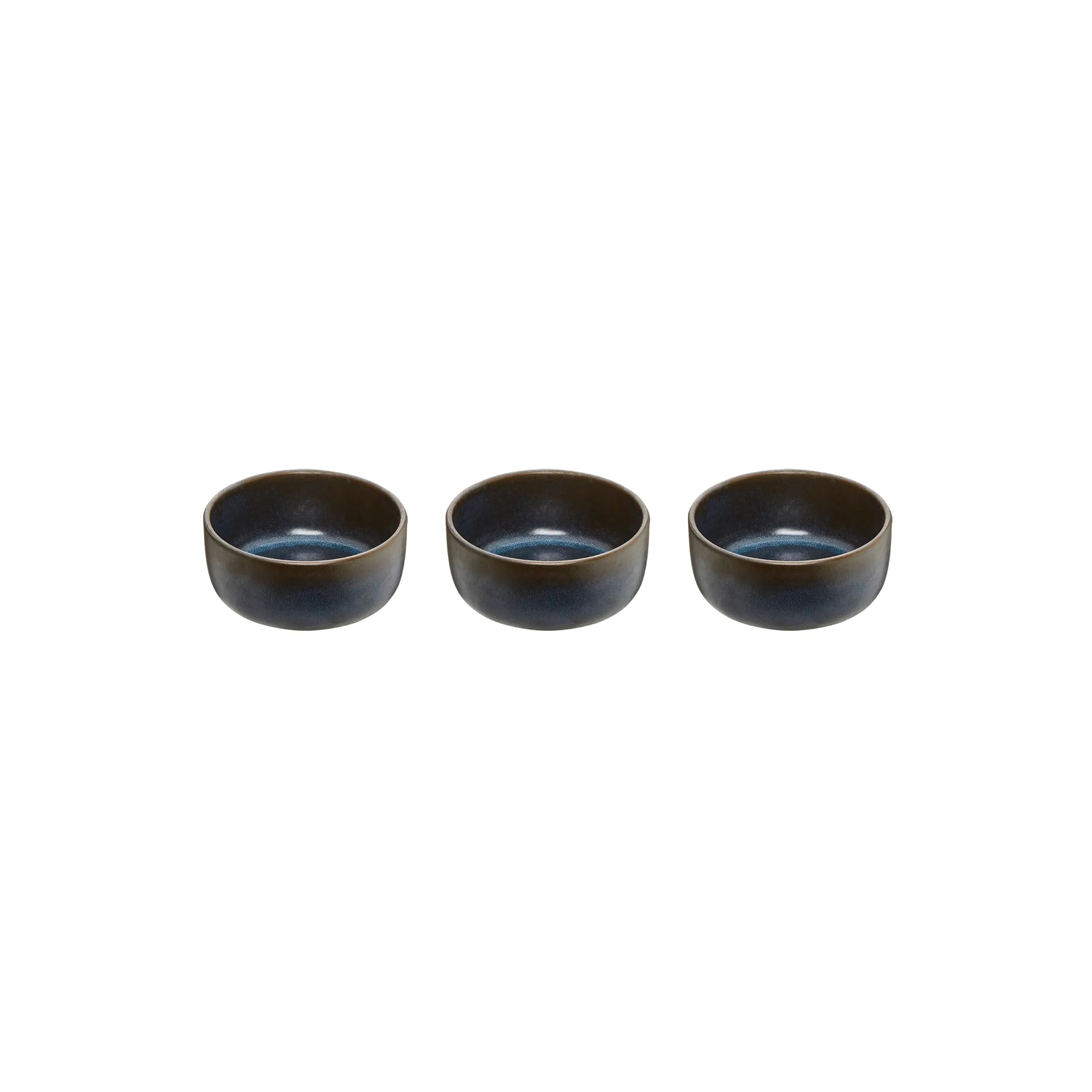 Raw kulho mini Ø 7,5 cm, 3-pakkaus, Midnight blue Aida