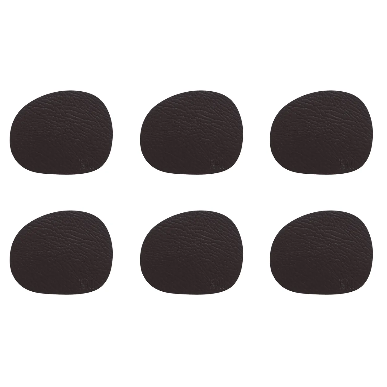 Aida Raw lasinalunen nahka 6-pakkaus Brown buffalo (ruskea)