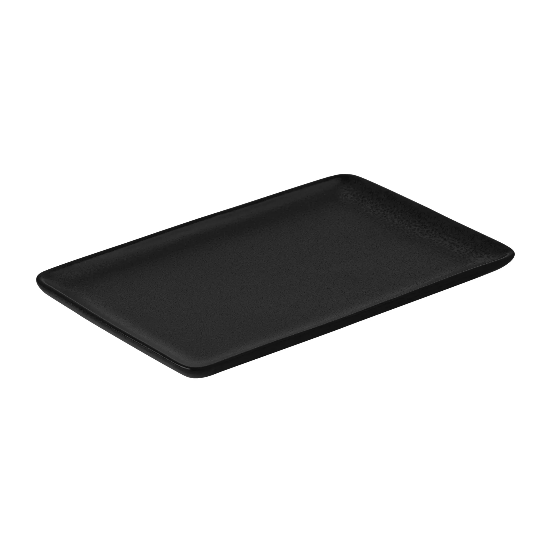 Raw lautanen 23,5x15 cm, Titanium black Aida