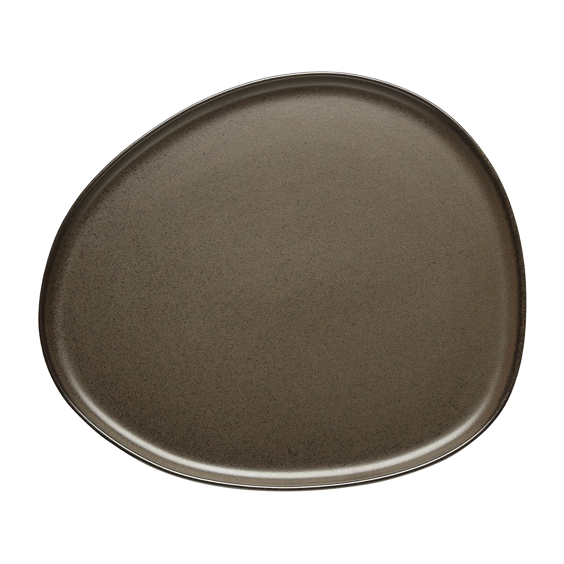 Raw Organic -lautanen 29 x 25 cm, Metallic Brown Aida