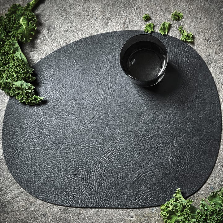 Raw pöytätabletti nahka, Black buffalo (musta) Aida