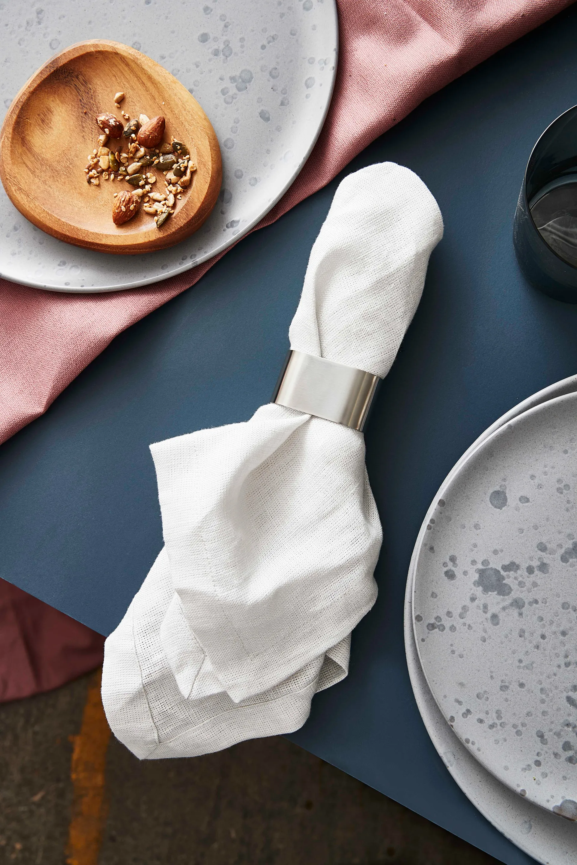 Raw servettiteline 4-pack, Stainless steel Aida