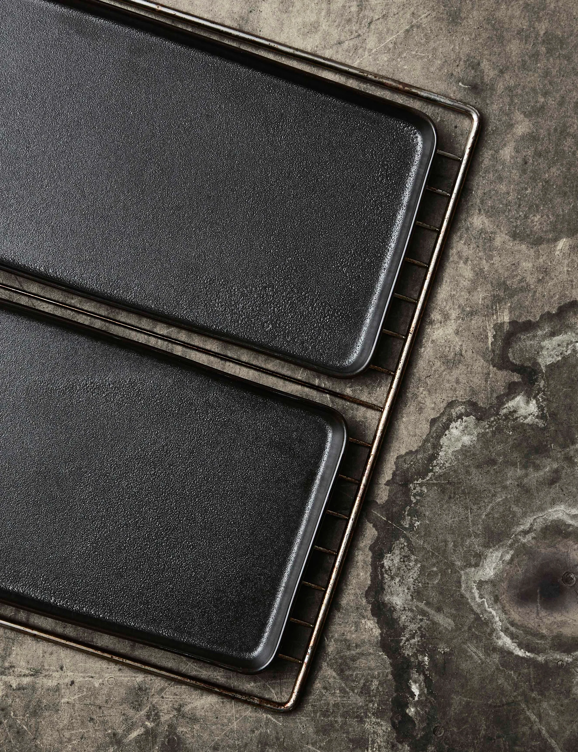 Raw vati 18x34 cm, 2-pakkaus, Titanium Black Aida