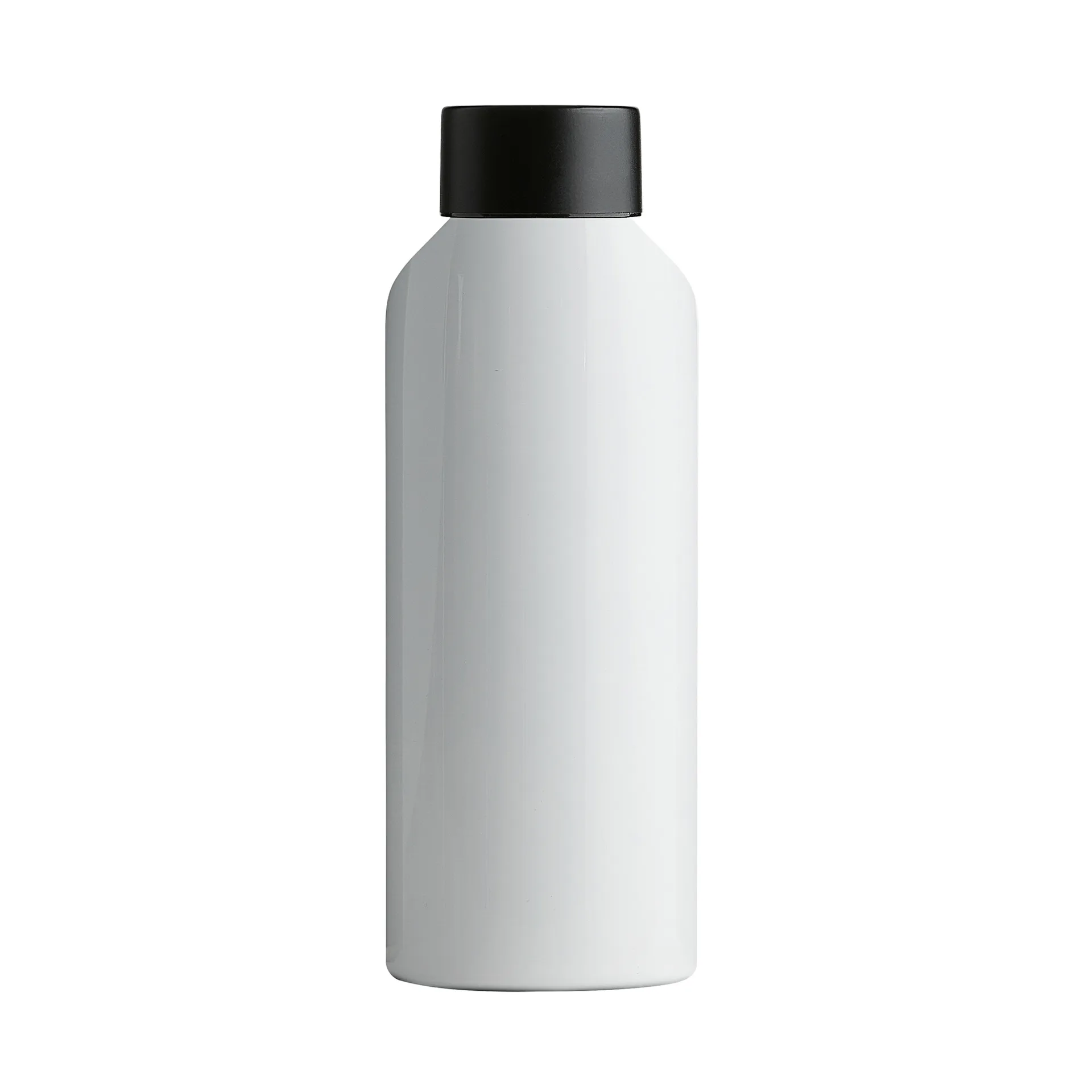 To Go -alumiinipullo 0,5 L, Shiny white Aida