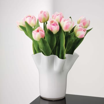 Tulip maljakko 20 cm - Valkoinen - Aida