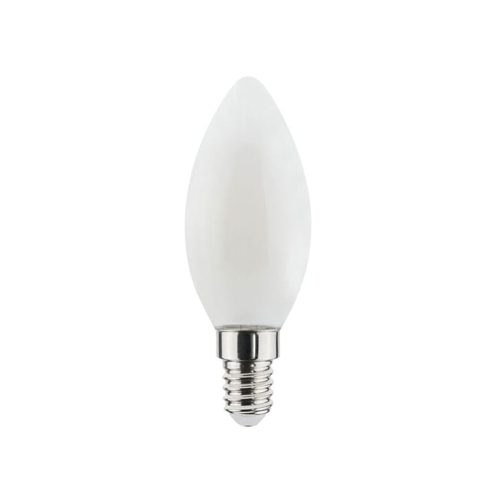 Airam Filament LED dim to warm -kruunukynttilä valonlähde, opal e14, 5w Airam