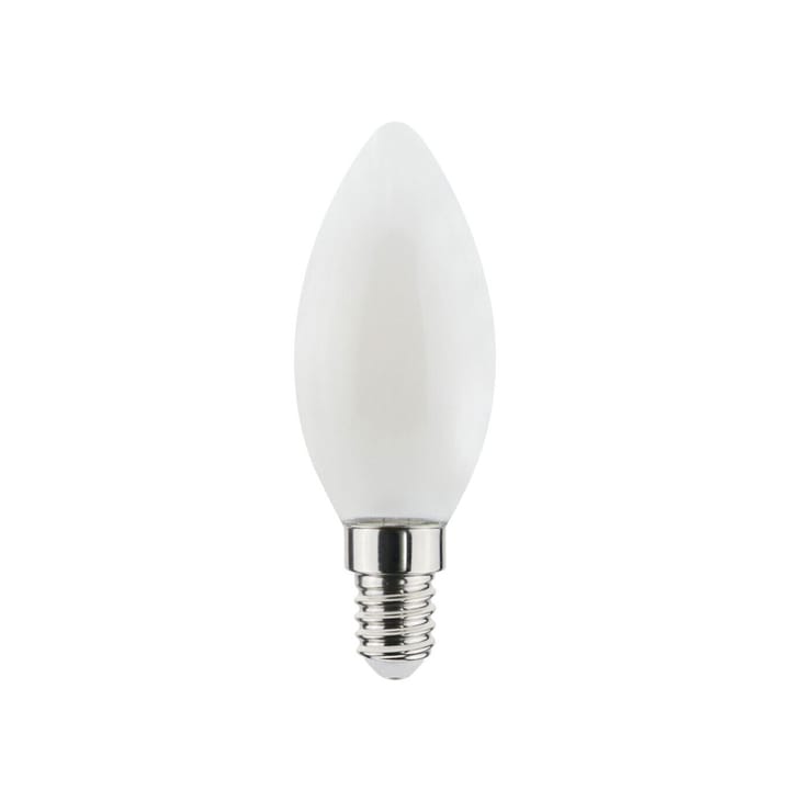 Airam Filament LED dim to warm -kruunukynttilä valonlähde - opal e14, 5w - Airam