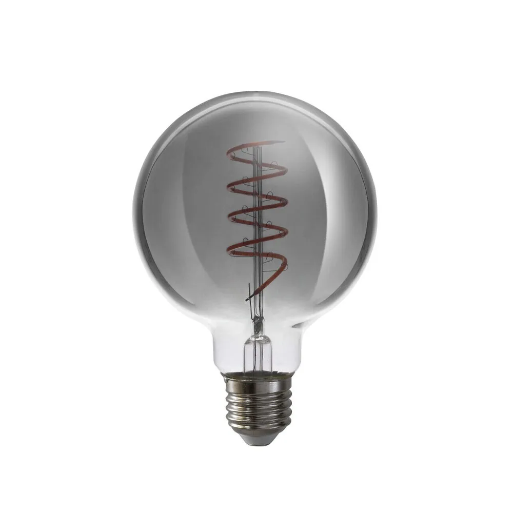 Airam Filament LED-globi valonlähde, savu, himmennettävä, 95mm e27, 5w Airam
