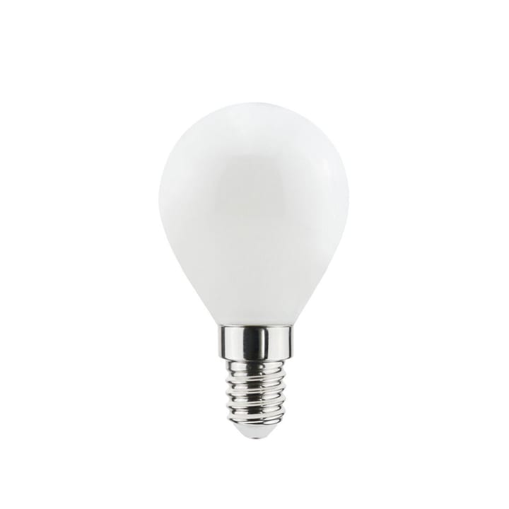 Airam Filament LED-klot E14 valonlähde, opal, p45, himmennettävä Airam