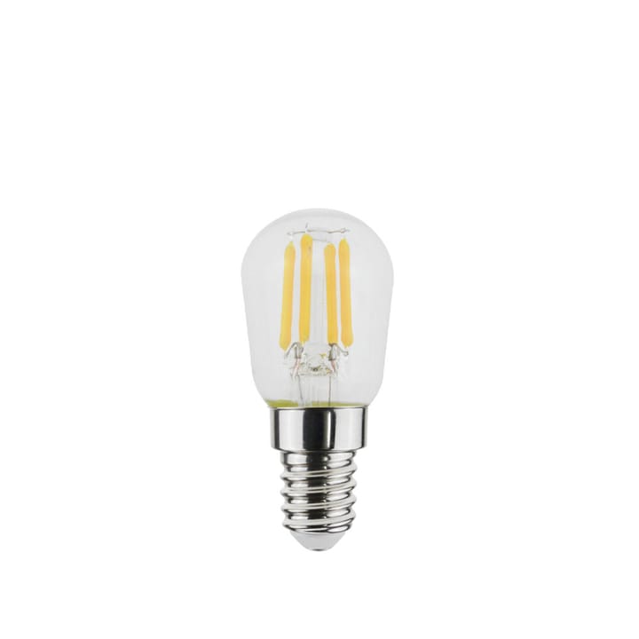 Airam Filament LED päärynälamppu valonlähde, selvä, muistilla, t26 e14, 3w Airam