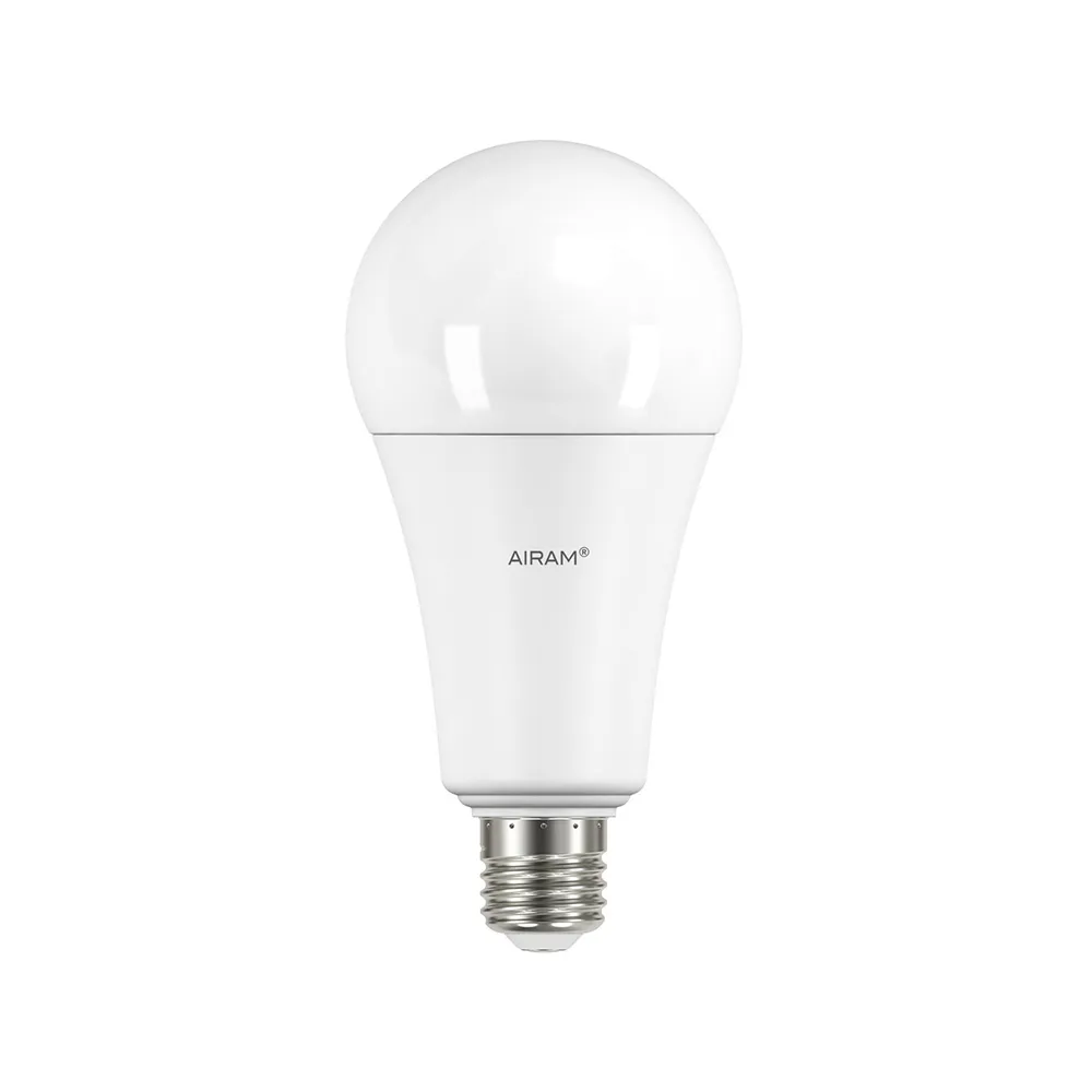 Airam Superlux Normaali A67 valonlähde, LED himmennettävä E27 20W opaali Airam