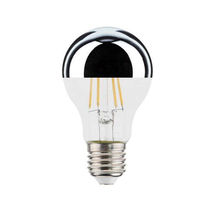 LED Top Mir valonlähde, läpinäkyvä/hopea, e27 a60, k2700 e27, 7w Airam