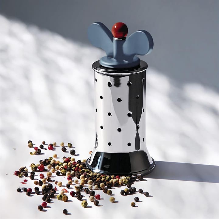 Alessi pippurimylly, sininen-ruostumaton teräs Alessi