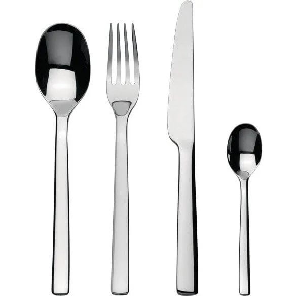 Ovale aterinsetti 24 osaa - Ruostumaton teräs - Alessi