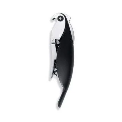 Parrot Korkkiruuvi 13x3 cm, Musta Alessi