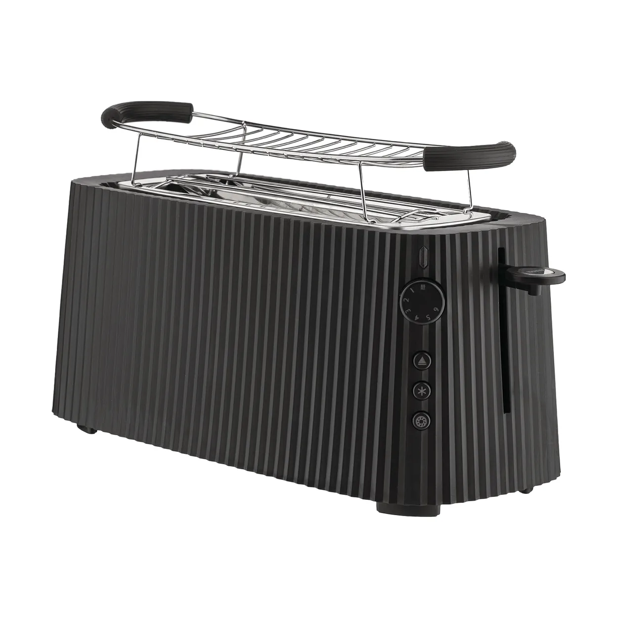 Alessi Plissé leivänpaahdin dubbel Musta