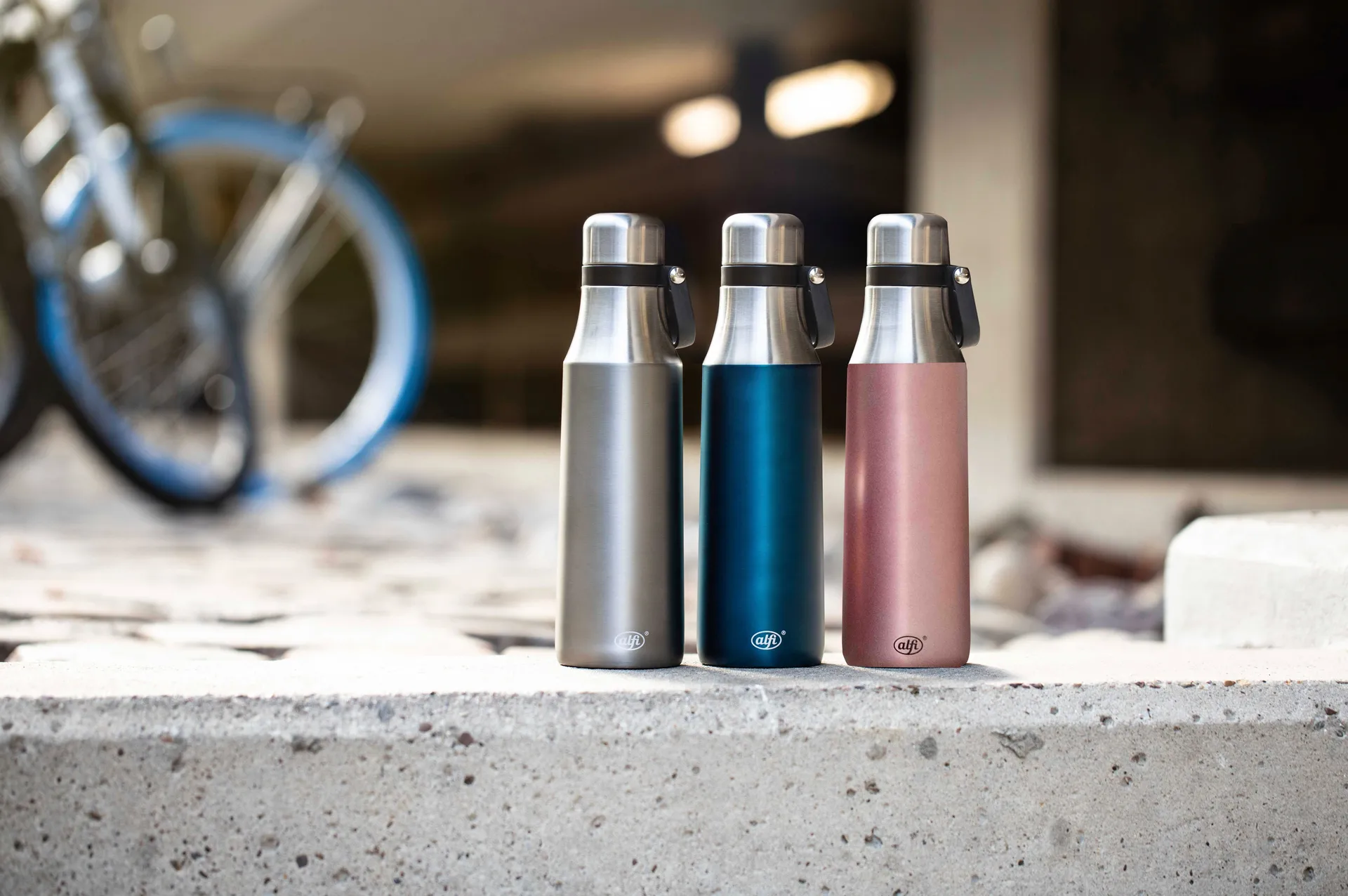 City vesipullo kaksoisseinä 0,5 l, Vaaleanpunainen satiini Alfi