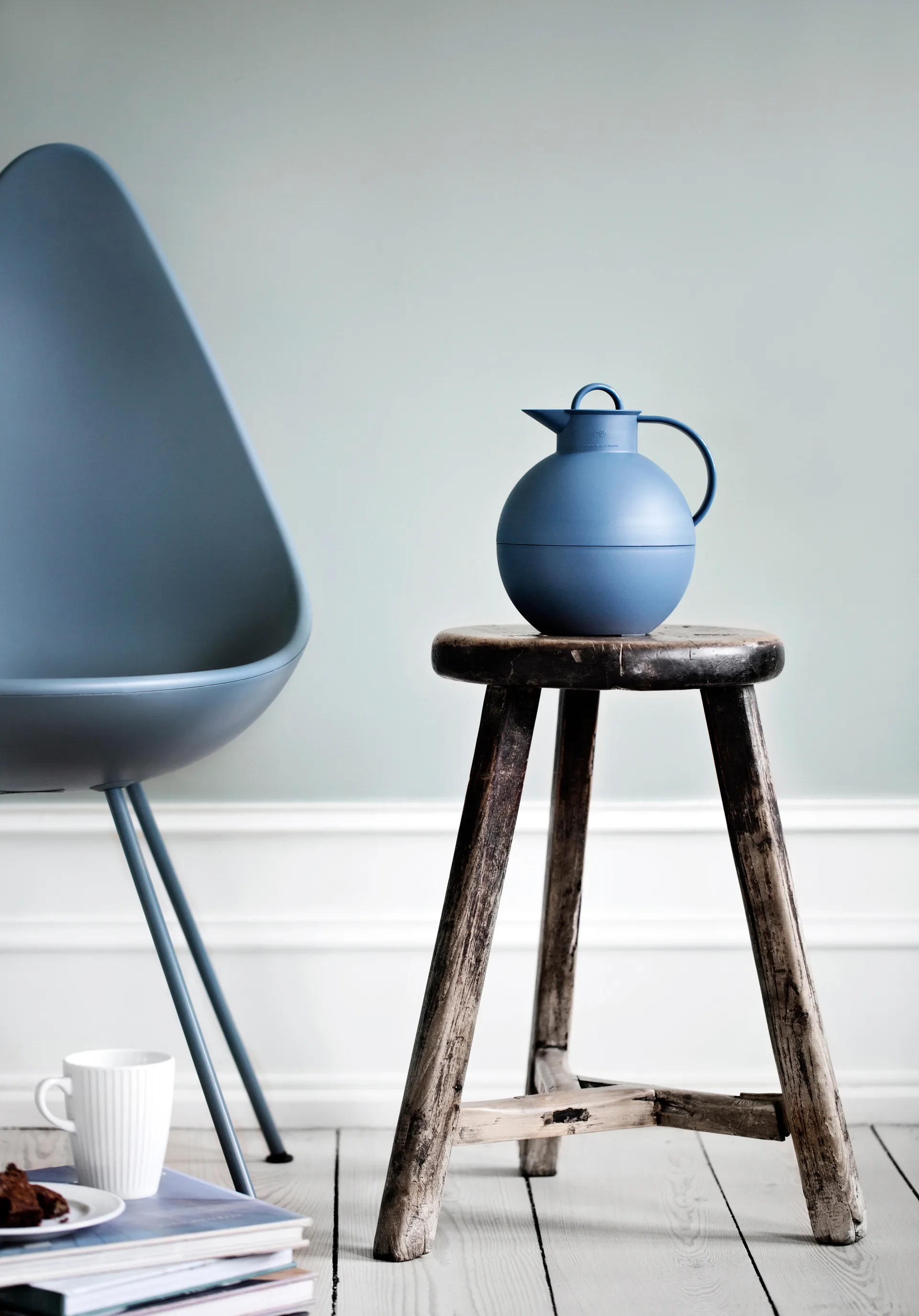 Kulan termoskannu 0,94 l, Huurrettu indigonsininen Alfi