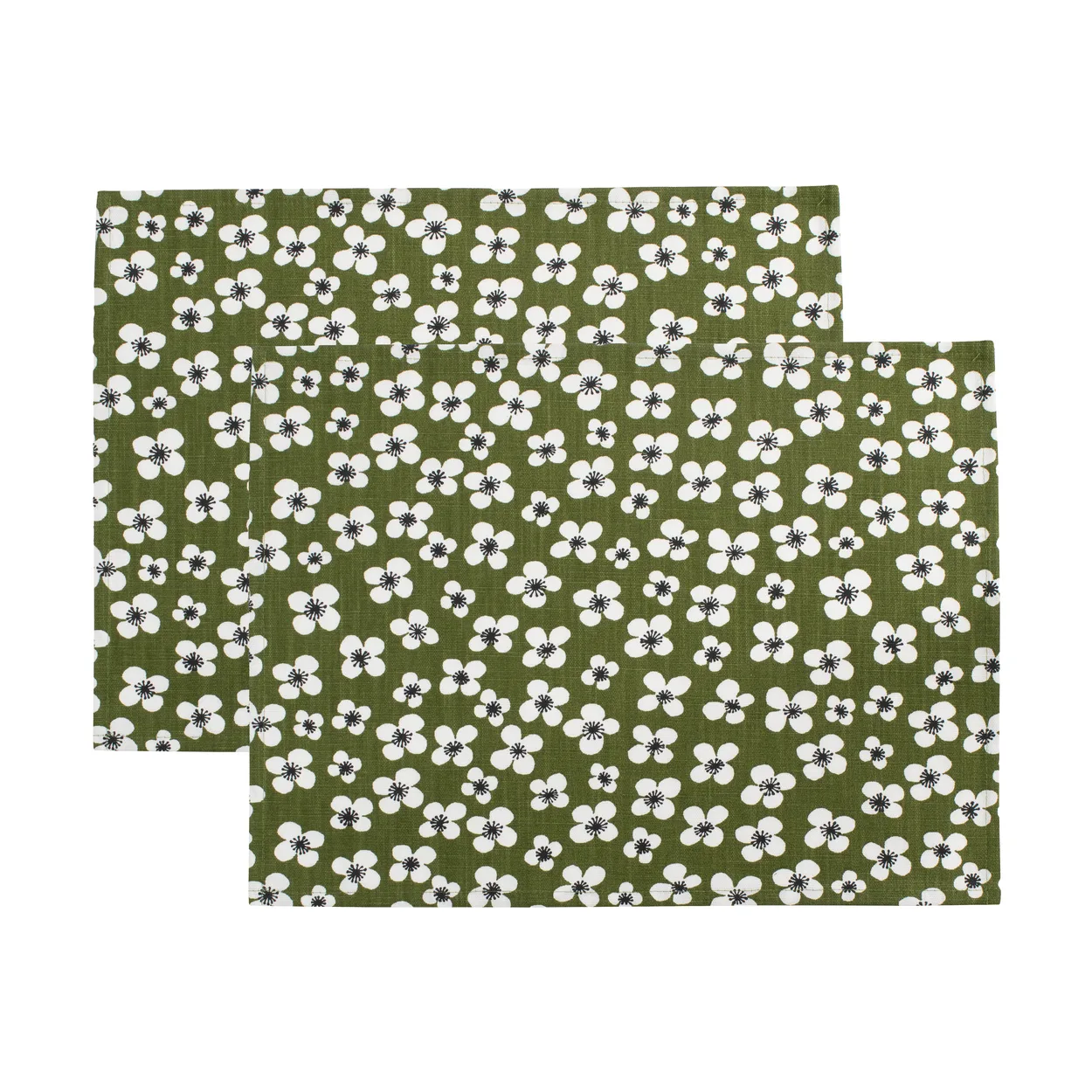 Almedahls Belle Amie pöytätabletti 2-pack Tummanvihreä, 34x45 cm