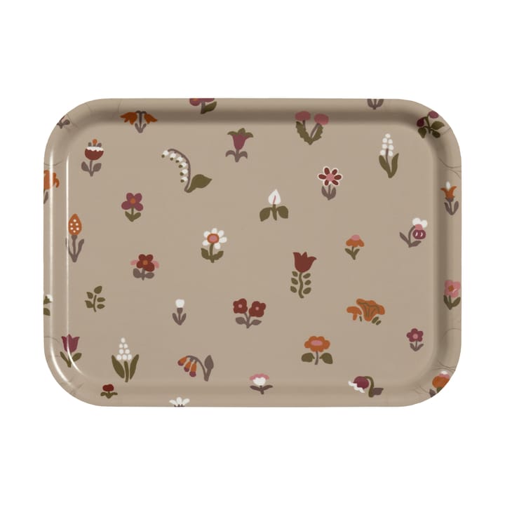 Brunnsparken tarjotin 20x27 cm - Taupe - Almedahls