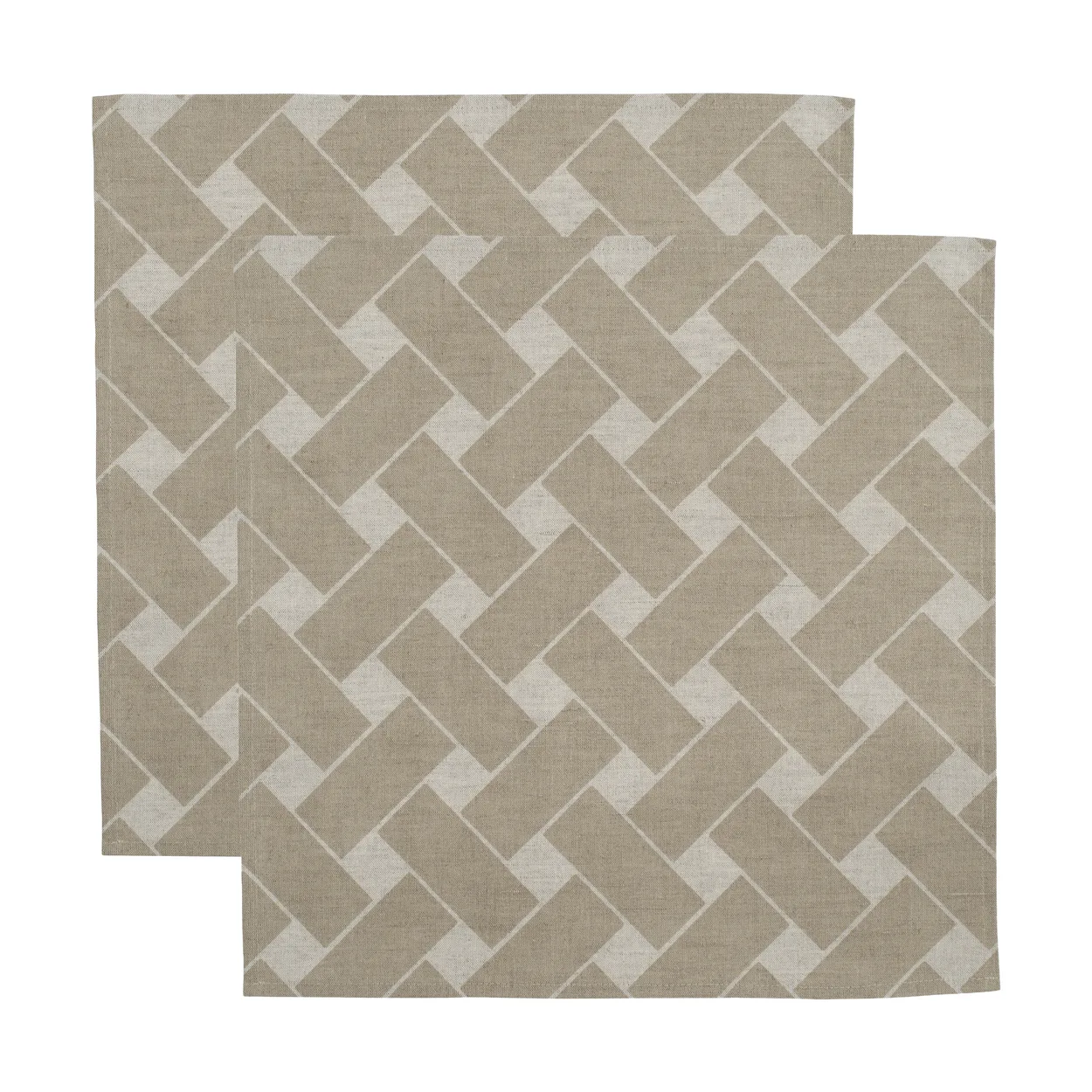 Almedahls Kori XL lautasliina 45x45 cm 2-pack Luonnon-taupe
