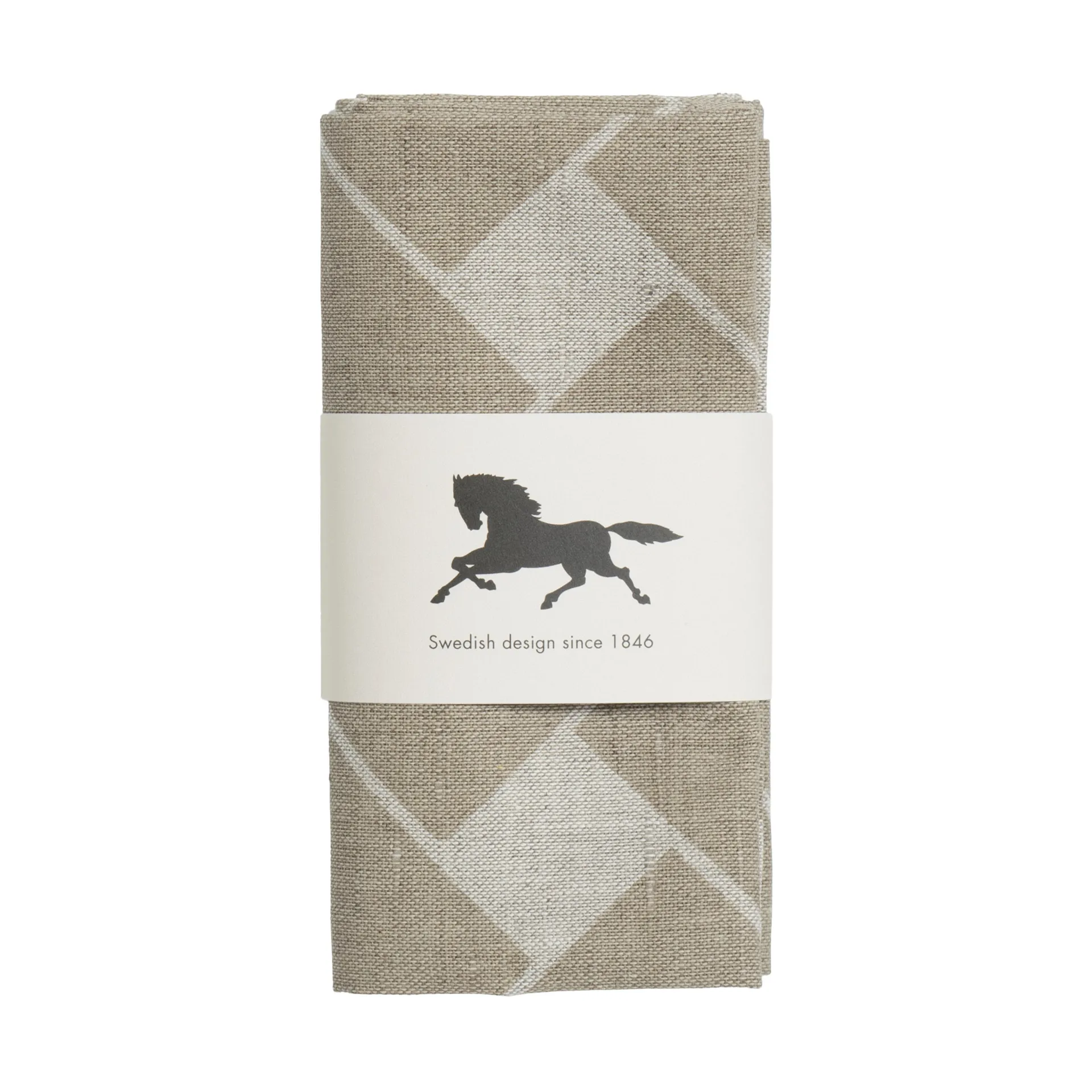 Kori XL lautasliina 45x45 cm 2-pack, Luonnon-taupe Almedahls