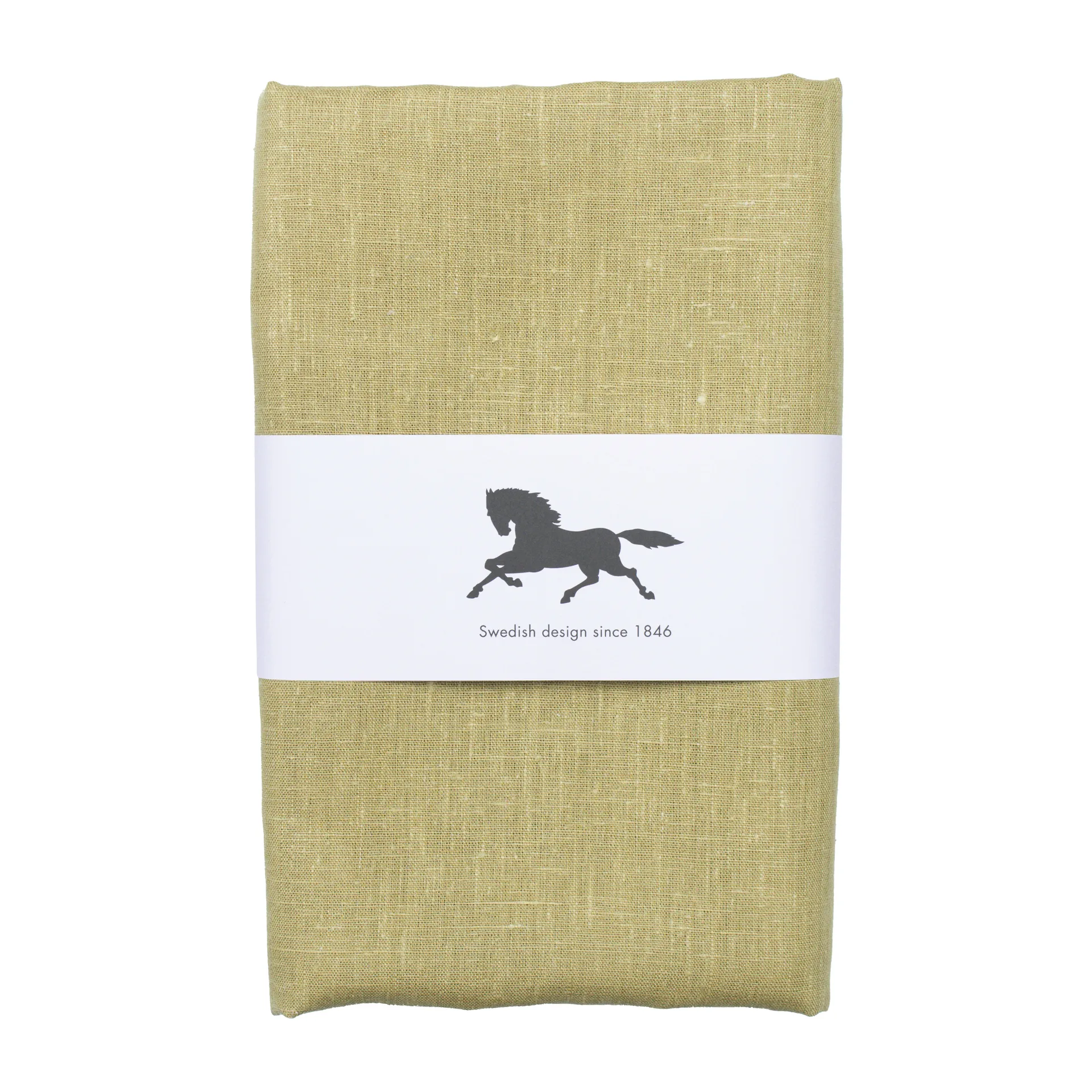 Linne pöytäliina 140 x 220 cm, Oliivi Almedahls