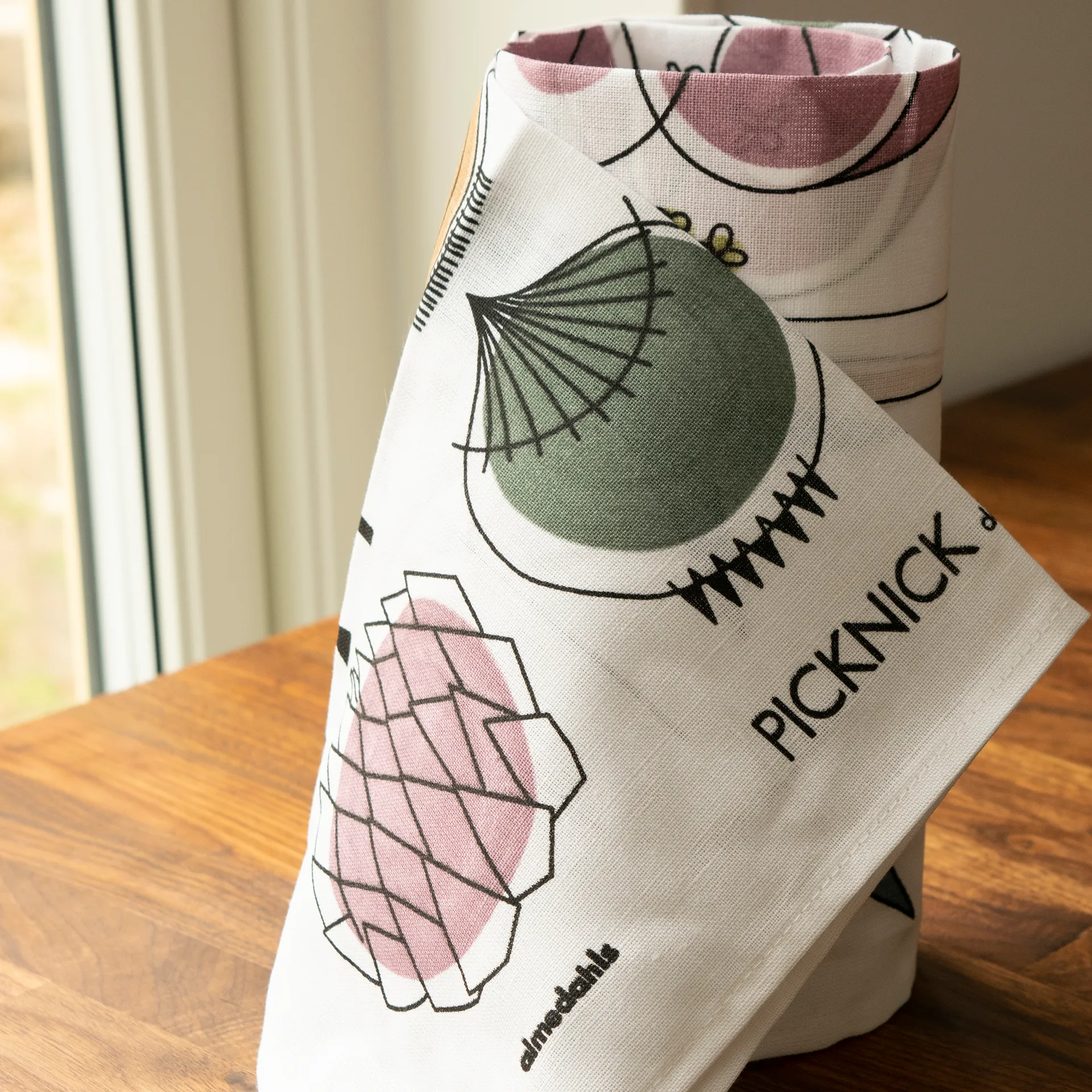 Picknick keittiöpyyhe, pastelli Almedahls