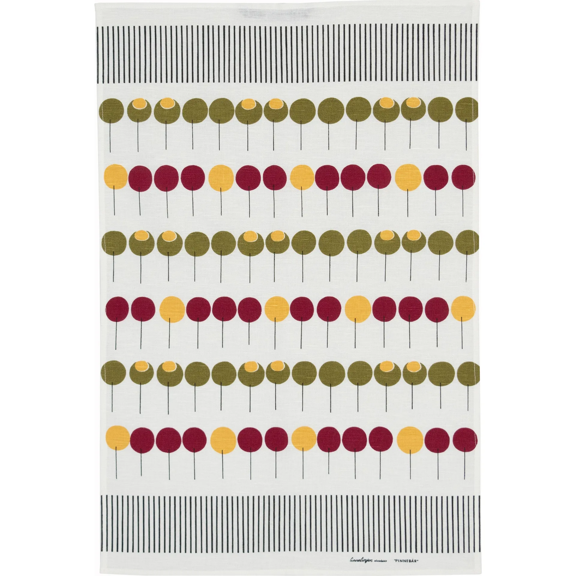 Pinnebär keittiöpyyhe 47 x 70 cm, Monivärinen Almedahls