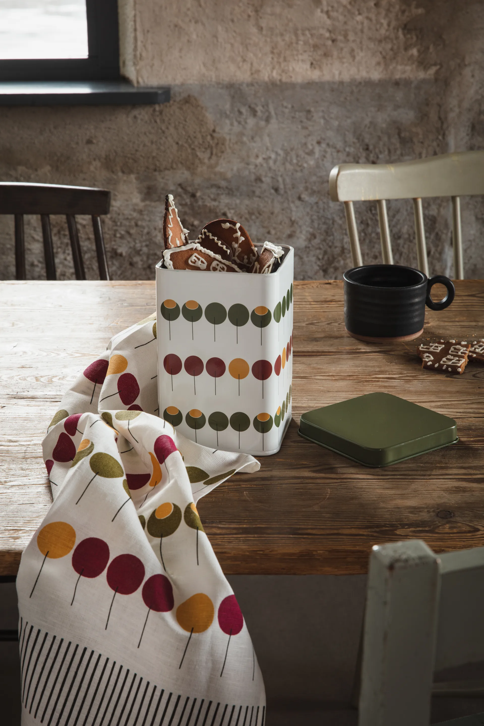 Pinnebär keittiöpyyhe 47 x 70 cm, Monivärinen Almedahls