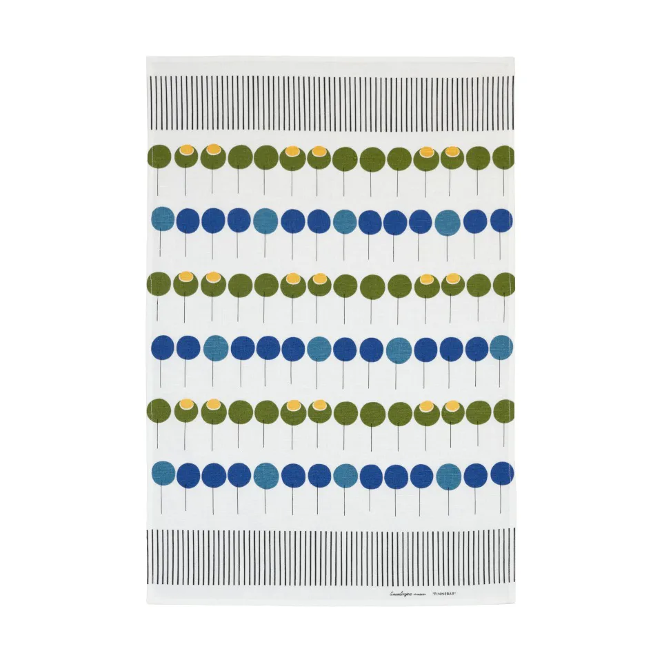 Almedahls Pinnebär keittiöpyyhe 47 x 70 cm Sinivihreä