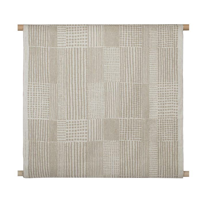 Pricktyg kangas - Luonnonvärinen-taupe - Almedahls