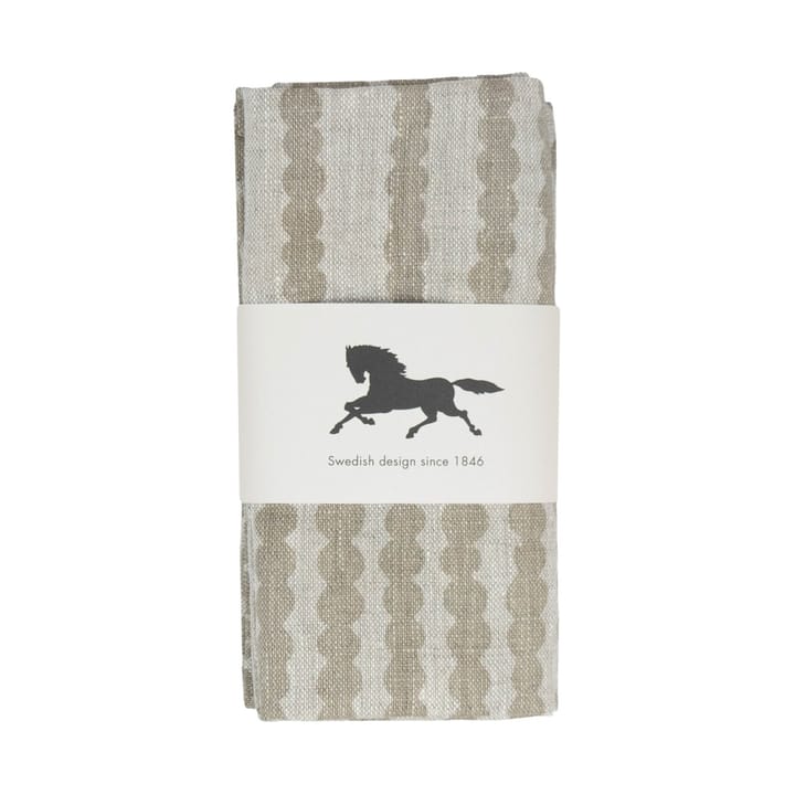 Pricktyg servetti 45x45 cm 2 kpl, Luonnollinen-Taupe Almedahls