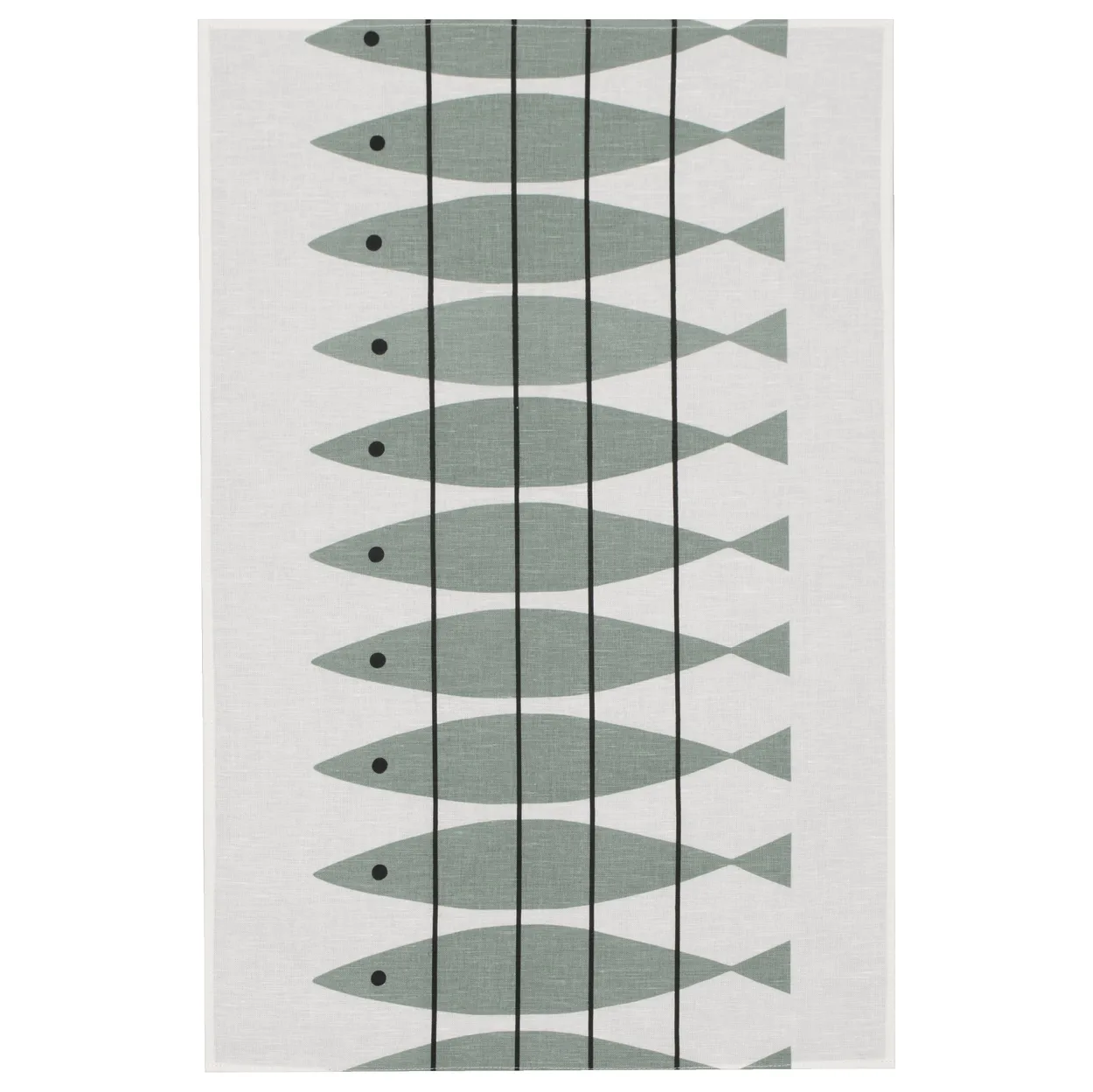 Almedahls Sill keittiöpyyhe Vihreä-harmaa