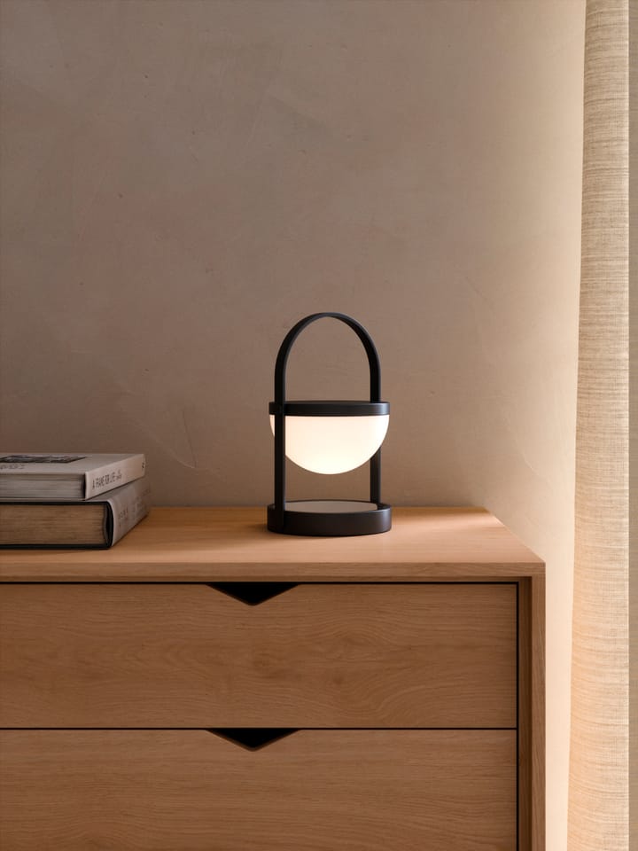 A-Flash kannettava pöytälamppu 22 cm, Musta Andersen Furniture