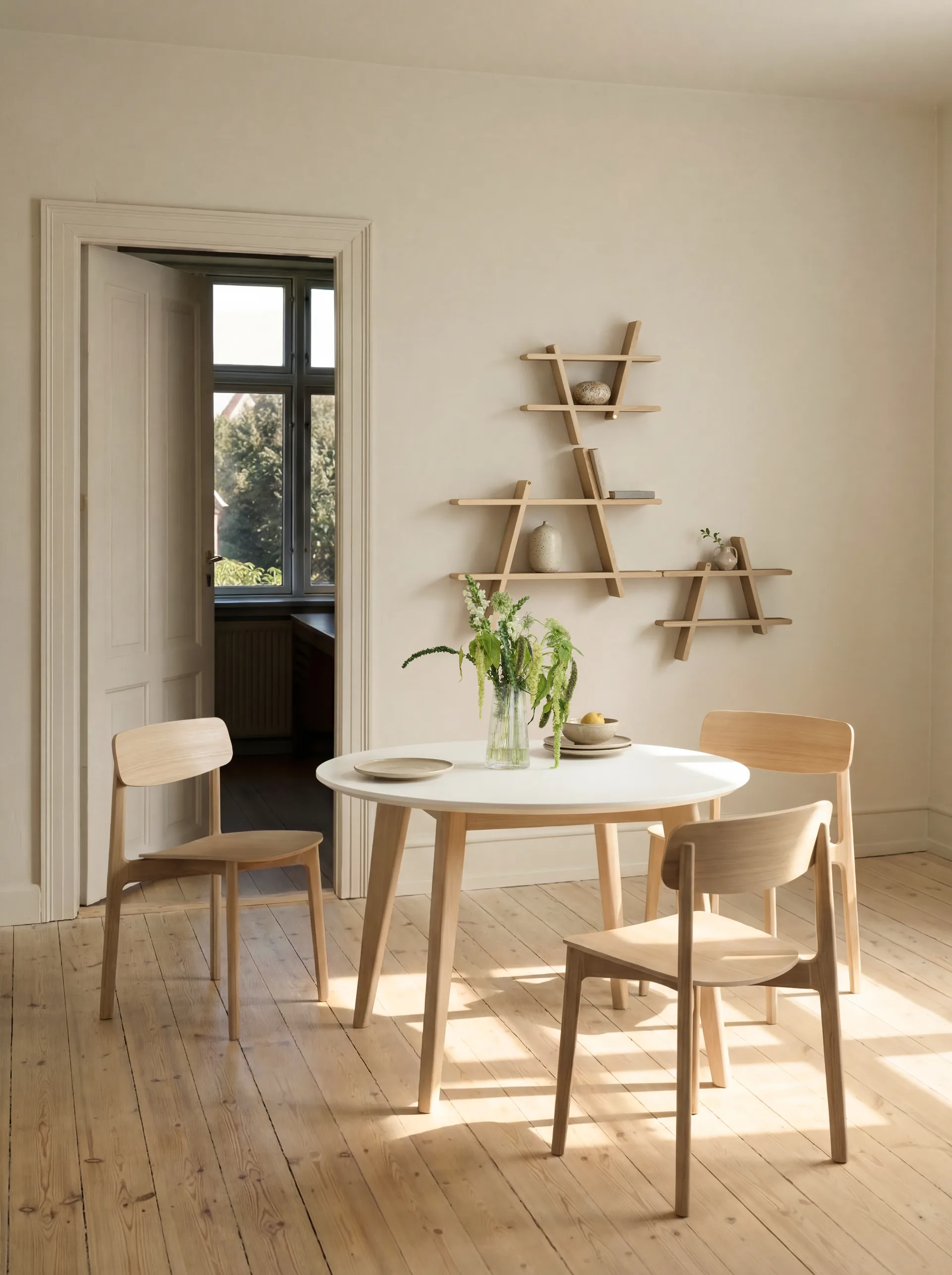 A-Shelf seinähylly Large 78x12x67 cm, Oak Andersen Furniture