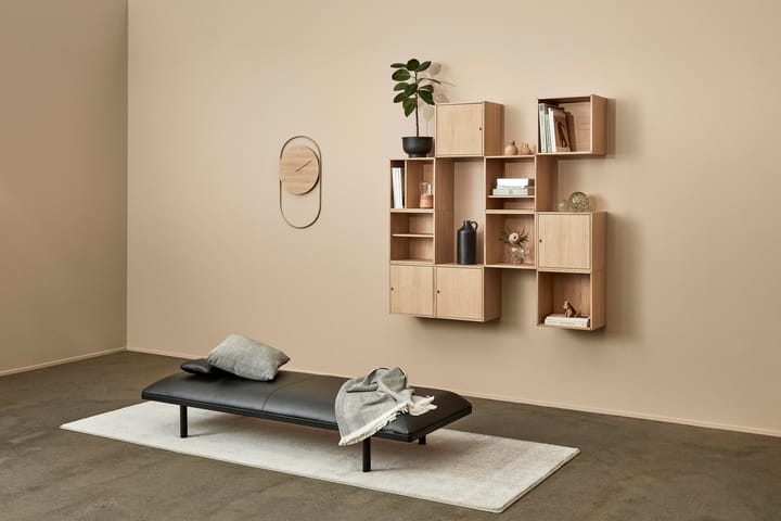 A-Wall seinäkello 41x76 cm, Oak-brass Andersen Furniture