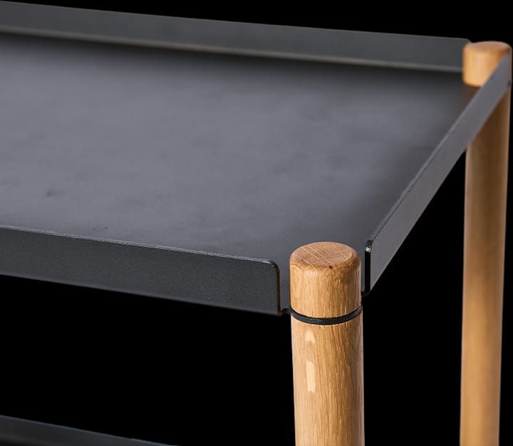 Connect-pöytä, Öljytty tammi, musta metalli Andersen Furniture