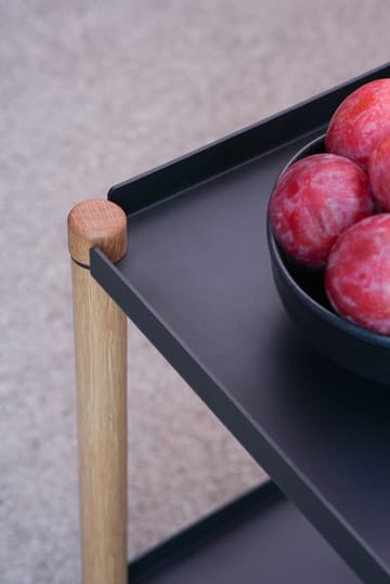 Connect-pöytä - Öljytty tammi, musta metalli - Andersen Furniture