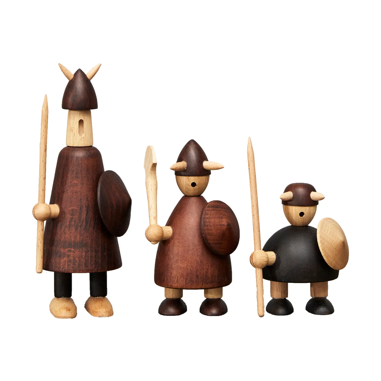 Andersen Furniture The vikings of Denmark puuhahmo 3 osaa Stained beech