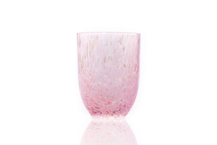 Confetti juomalasi 25 cl - Vaaleanpunainen-vaaleansininen - Anna Von Lipa