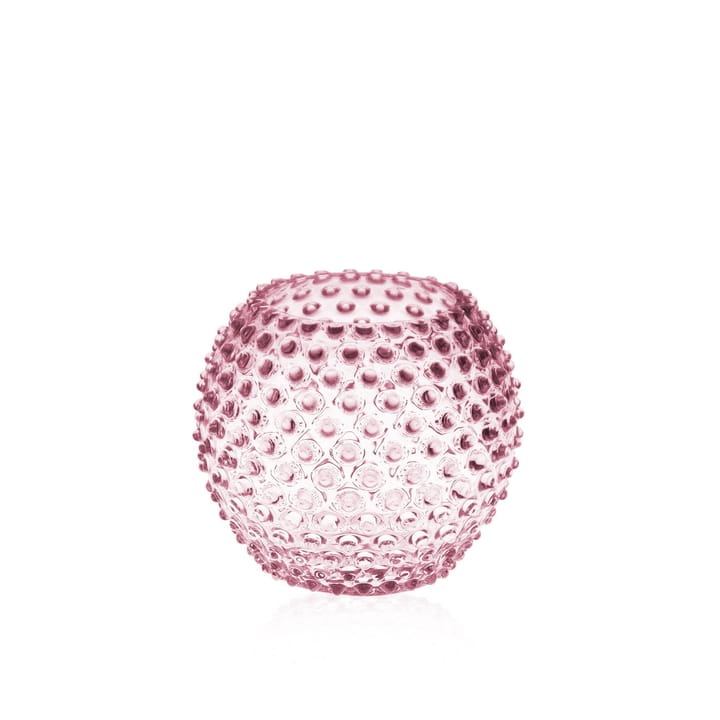 Hobnail Globe maljakko 18 cm - Rosa - Anna Von Lipa