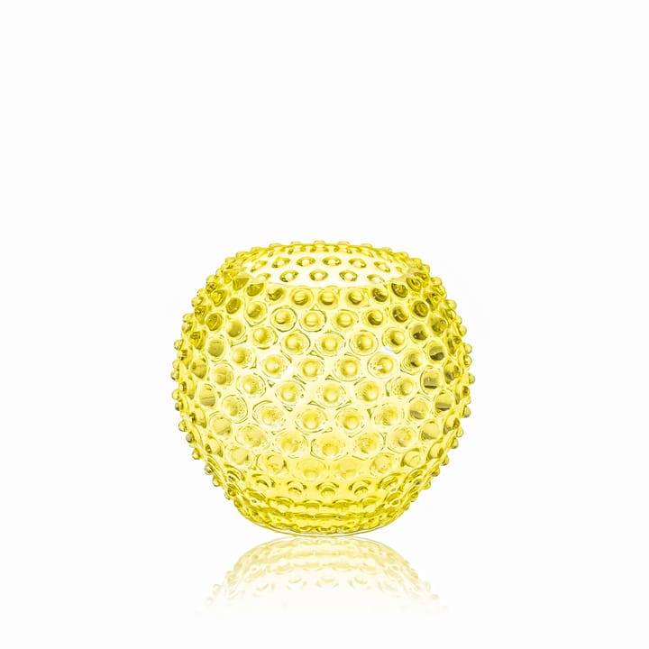 Hobnail Globe maljakko 18 cm - Sitruuna - Anna Von Lipa