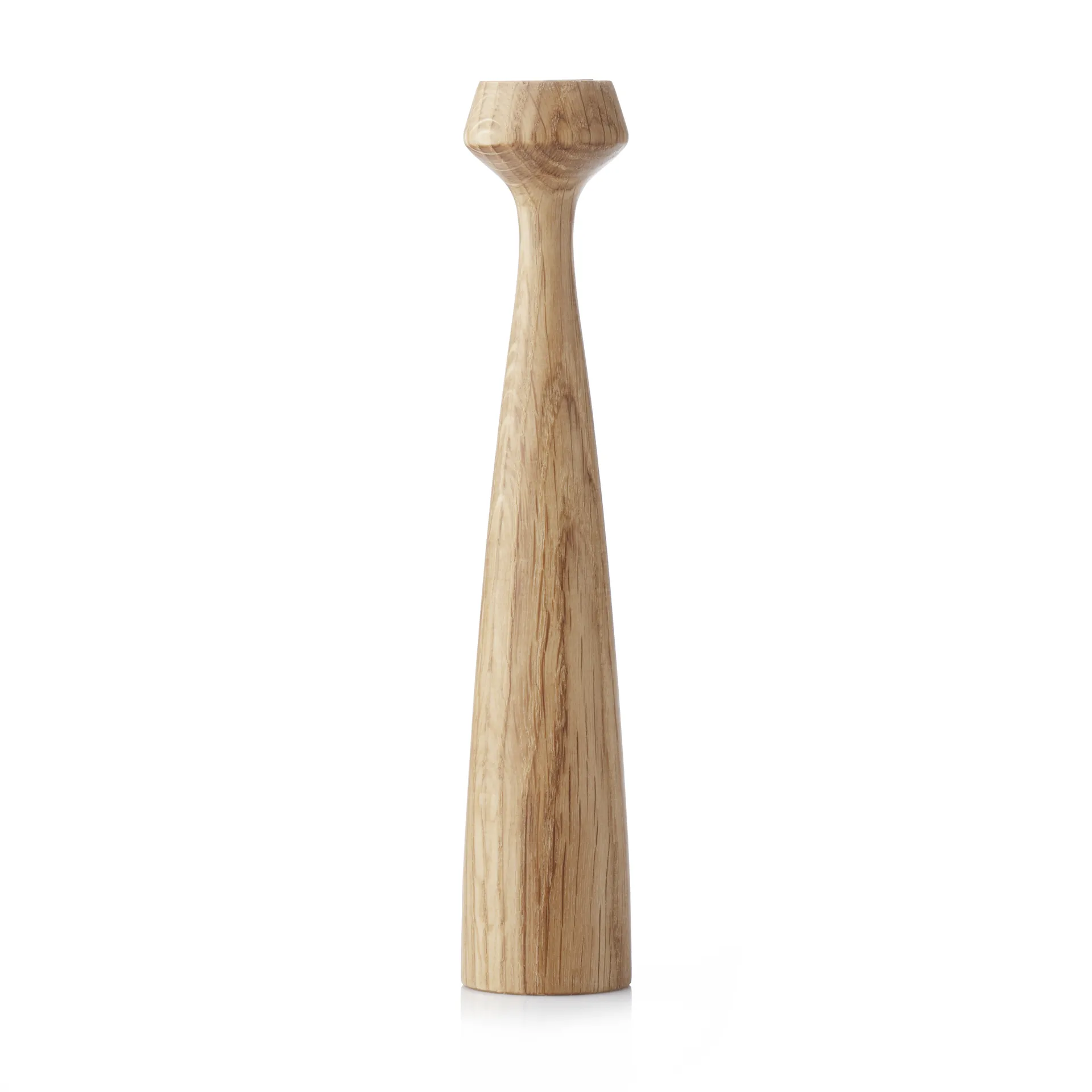 Blossom Lily -kynttilänjalka 24,5 cm, Oiled oak Applicata